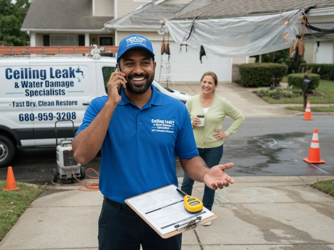 Ceiling Leak Cleanup Stanton, TX FAQs